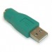 PS/2 to USB Adapter - Perfect for PS/2 Mouse/Keyboard to USB Port