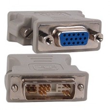 DVI-A (M) to 15-Pin VGA (F) Adapter (Soft Packing)