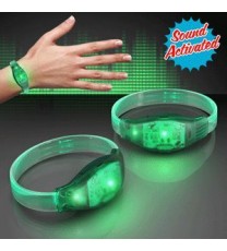 Sound Activated Green LED Bracelet