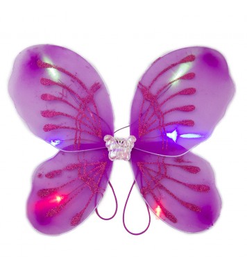 Light Up Fuchsia Fairy Butterfly Wings