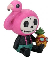 Furrybones Skeleton in Flamingo Costume