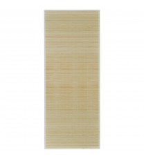 vidaXL Rectangular Natural Bamboo Rug 59.1"x78.7"