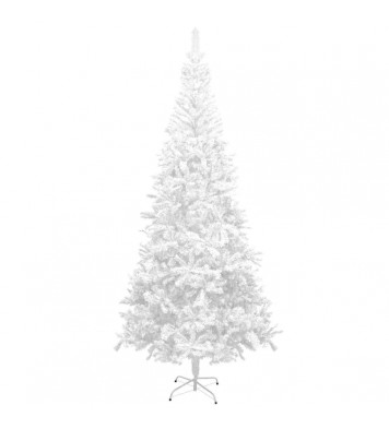 vidaXL Artificial Christmas Tree L 8 ft White