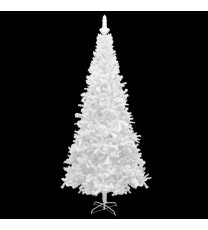 vidaXL Artificial Christmas Tree L 8 ft White