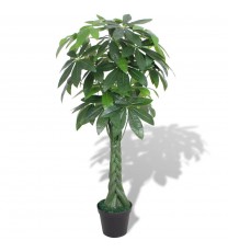 vidaXL Artificial Fortune Tree Plant with Pot 57" Green