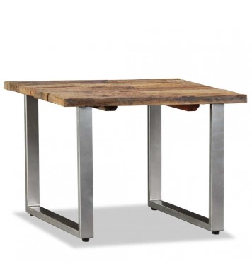 vidaXL Coffee Table Solid Reclaimed Wood 21.7"x21.7"x15.7"