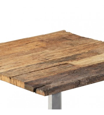 vidaXL Coffee Table Solid Reclaimed Wood 21.7"x21.7"x15.7"