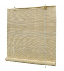 vidaXL Roller Blind Bamboo 59.1"x63" Natural