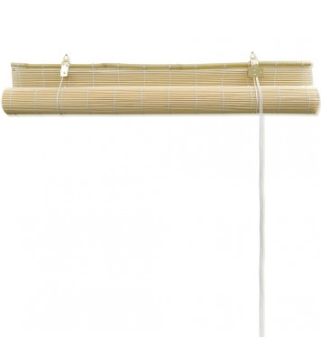 vidaXL Roller Blind Bamboo 59.1"x63" Natural