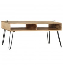 vidaXL Coffee Table Solid Mango Wood 39.4"x23.6"x17.7"