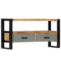 vidaXL TV Stand 39.4"x11.8"x19.7" Solid Wood Mango