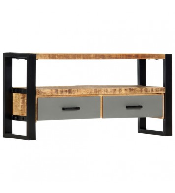 vidaXL TV Stand 39.4"x11.8"x19.7" Solid Wood Mango