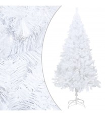 vidaXL Artificial Christmas Tree with LEDs&Thick Branches White 82.7"