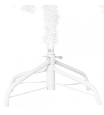 vidaXL Artificial Christmas Tree with LEDs&Thick Branches White 82.7"