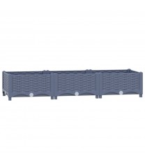 vidaXL Raised Bed 47.2"x15.7"x9.1" Polypropylene