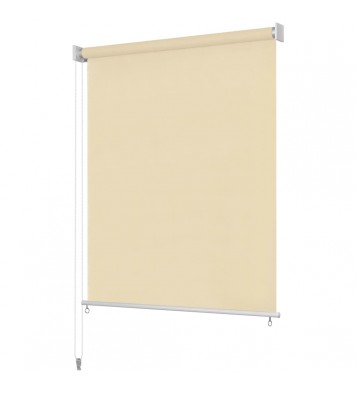 vidaXL Outdoor Roller Blind 39.4"x55.1" Cream