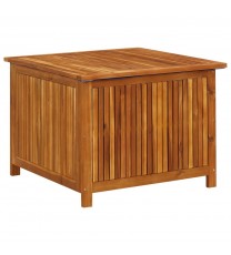 vidaXL Patio Storage Box 29.5"x29.5"x22.8" Solid Acacia Wood