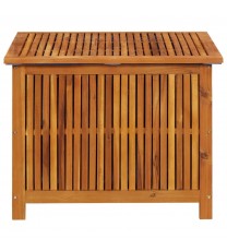 vidaXL Patio Storage Box 29.5"x29.5"x22.8" Solid Acacia Wood