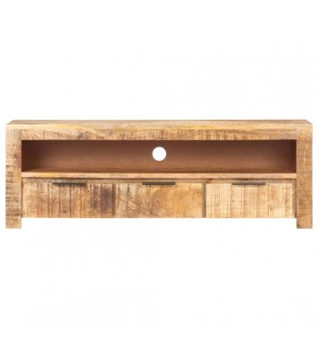 vidaXL TV Stand 46.9"x11.8"x16.1" Rough Mango Wood