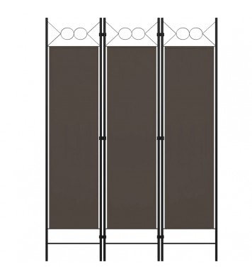 vidaXL 3-Panel Room Divider Anthracite 47.2"x70.9"