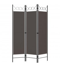 vidaXL 3-Panel Room Divider Anthracite 47.2"x70.9"