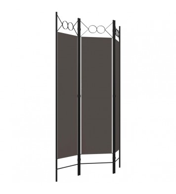 vidaXL 3-Panel Room Divider Anthracite 47.2"x70.9"