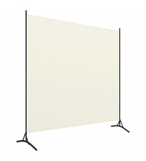 vidaXL 1-Panel Room Divider Cream White 68.9"x70.9"