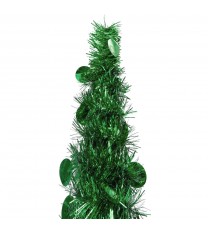 vidaXL Pop-up Artificial Christmas Tree Green 5 ft PET