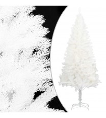 vidaXL Artificial Christmas Tree Lifelike Needles White 4 ft