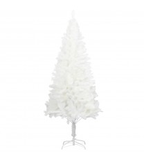 vidaXL Artificial Christmas Tree Lifelike Needles White 4 ft