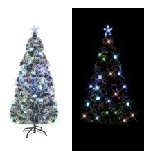 vidaXL Artificial Christmas Tree with Stand/LED 6 ft 220 Branches