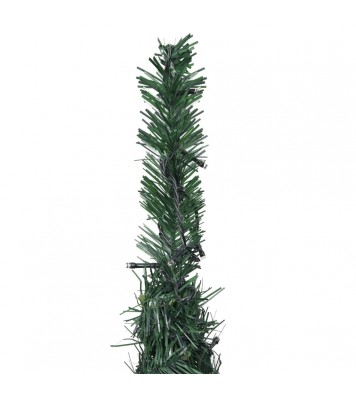 vidaXL Pop-up String Artificial Christmas Tree with LED Green 7 ft