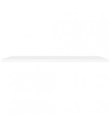 vidaXL Floating Wall Shelf White 47.2"x9.3"x1.5" MDF