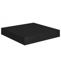 vidaXL Floating Wall Shelf Black 9.1"x9.3"x1.5" MDF