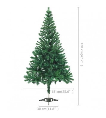 vidaXL Artificial Christmas Tree with Stand 4 ft 230 Branches