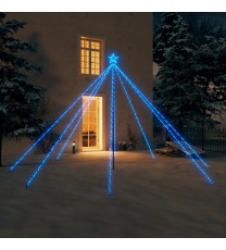 vidaXL Christmas Tree Lights Indoor Outdoor 576 LEDs Blue12 ft