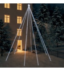 vidaXL Christmas Tree Lights Indoor Outdoor 1300 LEDs Cold White 26 ft