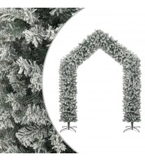 vidaXL Christmas Tree Arch with Flocked Snow 106.3"