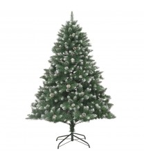 vidaXL Artificial Christmas Tree with Stand 70.9" PVC