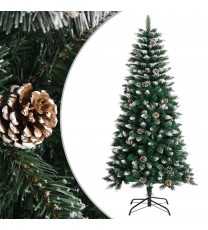 vidaXL Artificial Christmas Tree with Stand Green 47.2" PVC