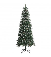 vidaXL Artificial Christmas Tree with Stand Green 70.9" PVC