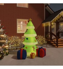 vidaXL Inflatable Christmas Tree with LEDs 94.5"