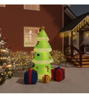 vidaXL Inflatable Christmas Tree with LEDs 94.5"