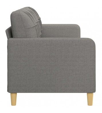 vidaXL 3-Seater Sofa Dark Gray 82.7" Fabric