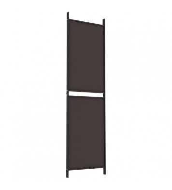 vidaXL 3-Panel Room Divider Brown 59.1"x70.9" Fabric