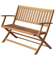 vidaXL Patio Bench 47.2" Solid Acacia Wood