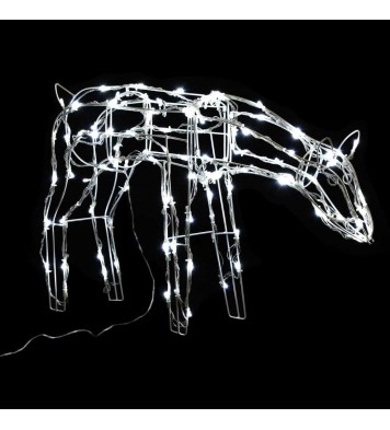 vidaXL 3 Piece Christmas Light Display Reindeers 229 LEDs