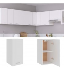 vidaXL Hanging Cabinet White 11.6"x12.2"x23.6" Engineered Wood