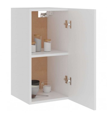 vidaXL Hanging Cabinet White 11.6"x12.2"x23.6" Engineered Wood