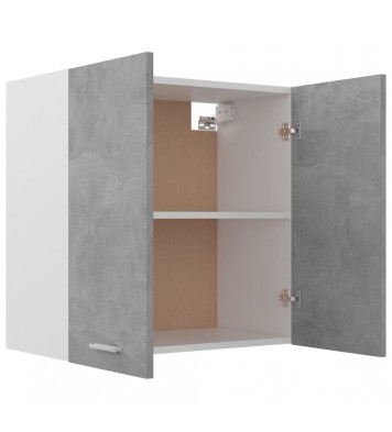 vidaXL Hanging Cabinet Concrete Gray 23.6"x12.2"x23.6" Engineered Wood